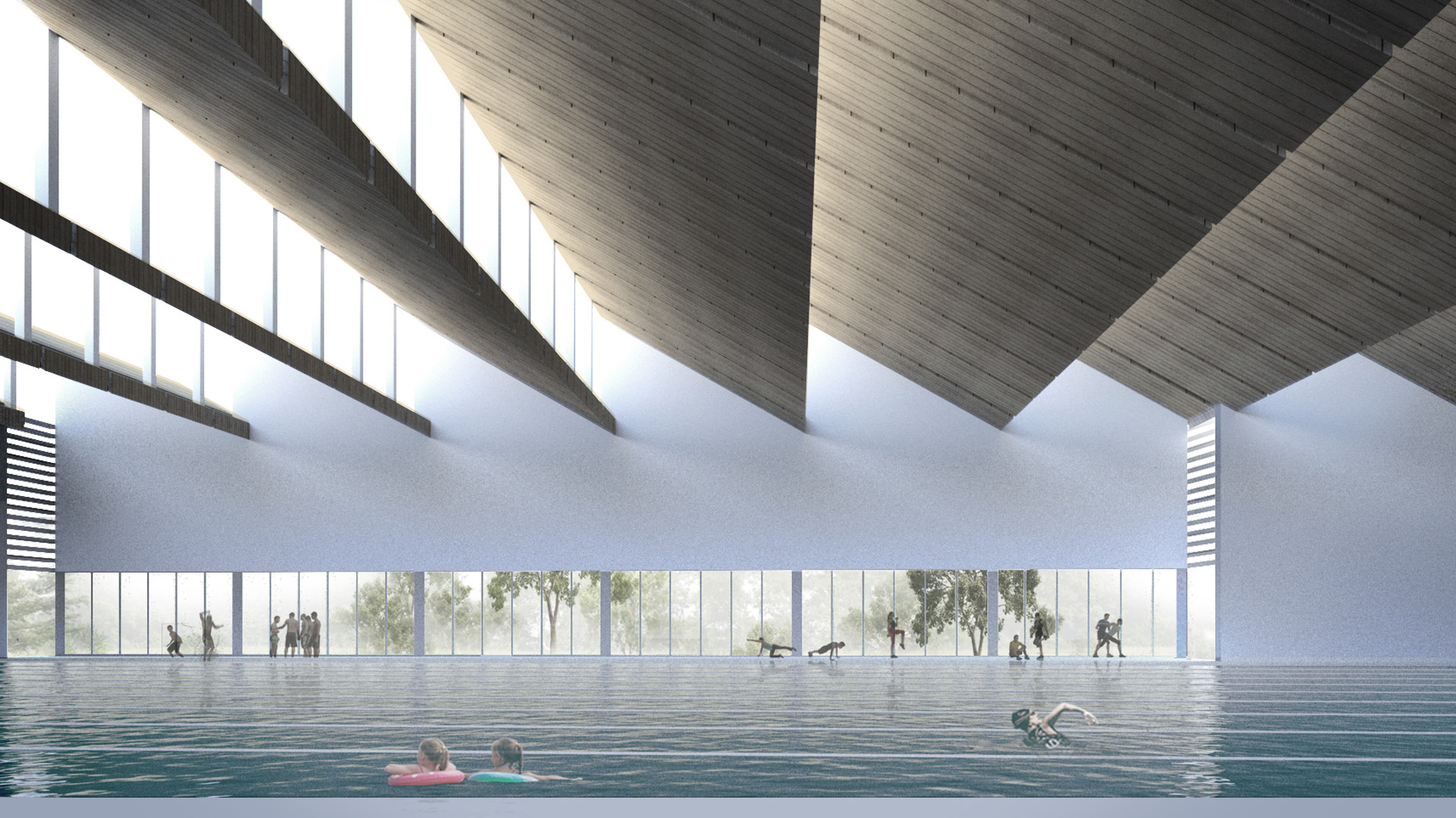 Rendering of the proposed 50m pool